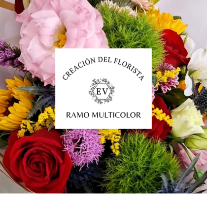 Ramos naturales multicolor