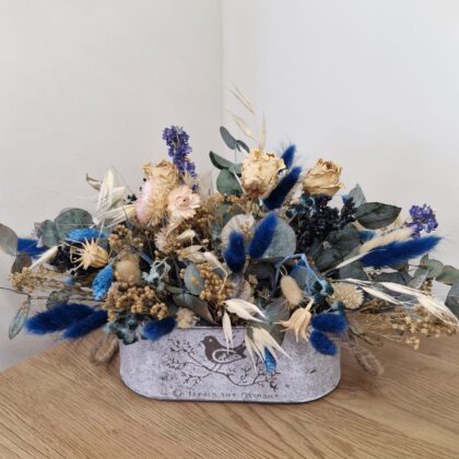 Ramo preservado zinc & azul