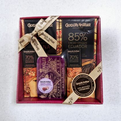 Cesta chocolates Amatller surtidos 211g